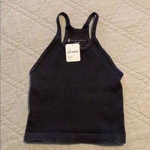 Free People Happiness Runs Long Crop Tank